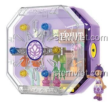 Bộ lắp ghép Kalos Blocks 30002 Hộp tiệc trái cây của công chúa Emily mở ra, dành cho bé gái 6 tuổi.