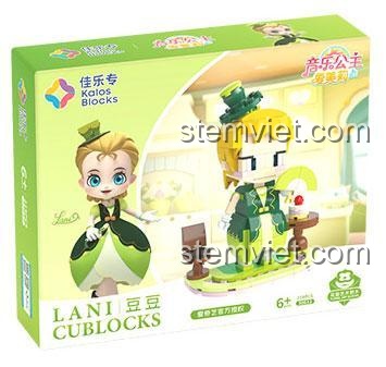 Hộp sản phẩm đồ chơi mô hình Kalos Blocks 30013 Búp bê Lani Cublocks. Món quà sinh nhật ý nghĩa cho bé gái 6 tuổi.
