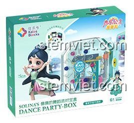 Vỏ hộp đồ chơi mô hình Katos Blocks 30003 Hộp Tiệc Khiêu Vũ của Công Chúa Solina, quà tặng giá rẻ cho bé gái.