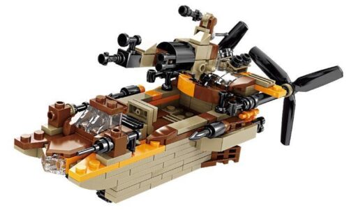 Bộ lắp ráp KAZI 84101 Tàu Truy Kích Komodo, đồ chơi quân sự cho bé trai 6 tuổi giá rẻ, mô hình hợp thể từ 16 phương tiện nhỏ.