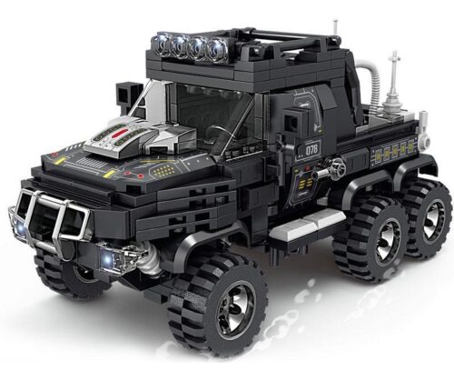 Mô hình xe bọc thép SWAT KAZI KY67306 cho bé trai 6 tuổi, bộ lắp ráp giá rẻ.
