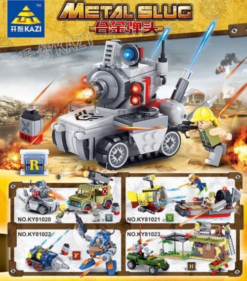 Bộ lắp ghép Xe Khoan Robot Metal Slug KAZI KY81022, đồ chơi lắp ráp robot chiến đấu mạnh mẽ cho bé trai 6 tuổi, giá tốt.