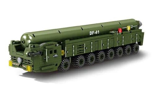 Xe Tên Lửa Đẩy DF-41 KAZI KY84125 572 Mảnh Lắp Ráp Quân Sự