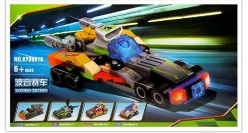 Bộ đồ chơi lắp ráp xe đua Boeing Racing KAZI KY89016 4 trong 1, phù hợp cho bé trai 6 tuổi, giá tốt, giúp phát triển tư duy sáng tạo.