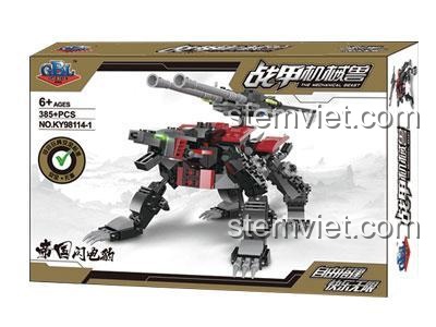 Hộp đồ chơi mô hình Bozhi KY981141 Robot Báo Đen, bộ lắp ghép 385 mảnh cho bé trai 6 tuổi, giá tiết kiệm.