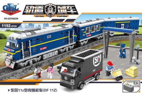 Bộ lắp ghép KAZI KY98220 Tàu hỏa Đông Phong 11Z hộp sản phẩm, đồ chơi mô hình tàu hỏa chạy ray cho bé trai 6 tuổi giá tốt.