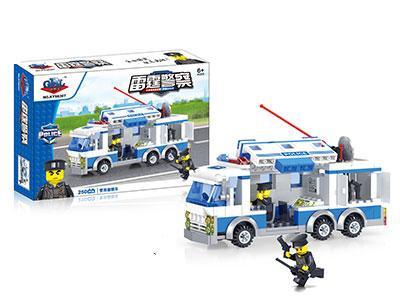 Bộ lắp ghép Xe Trinh Sát Cảnh Sát Thunder Police KAZI KY98307 giá rẻ, đồ chơi lắp ráp cho bé trai 6 tuổi phát triển tư duy.
