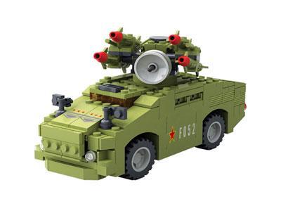 Bộ đồ chơi KAZI KY98401 Xe Tên Lửa Phòng Không Hồng Kỳ-7 cho bé trai 6 tuổi, mô hình quân sự giá tốt, chất lượng cao