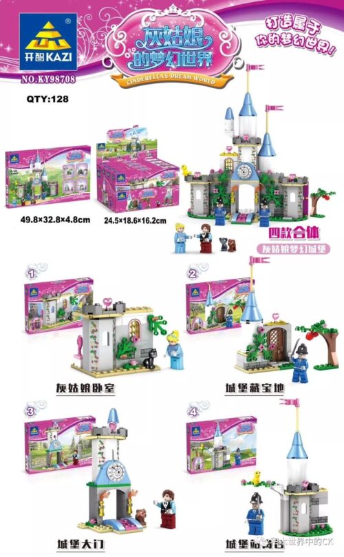 Hộp sản phẩm KAZI KY98708 Lâu đài Cổ tích