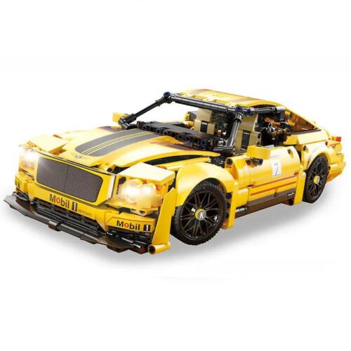 Bộ lắp ráp KBOX 10244 Siêu xe Bentley Speed&Furious màu vàng, điều khiển từ xa, 1455 chi tiết, giá tốt cho bé trai 8 tuổi.