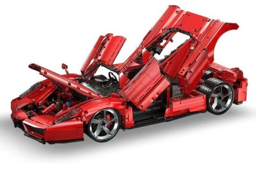 KBOX Ferrari Enzo 10523 bộ lắp ráp siêu xe Ferrari Enzo màu đỏ, tỉ lệ 1:8, đồ chơi mô hình cho con trai 14 tuổi, giá tốt.