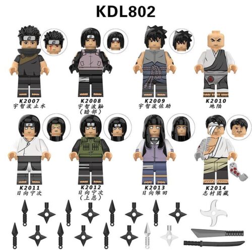 Bộ 8 Minifigure Naruto KDL802 - KDL K2007 Minifigure Naruto