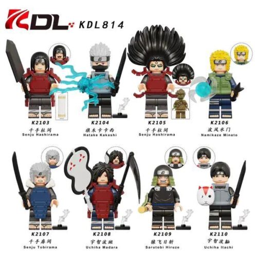 Bộ lắp ghép KDL814 Naruto 8 mẫu