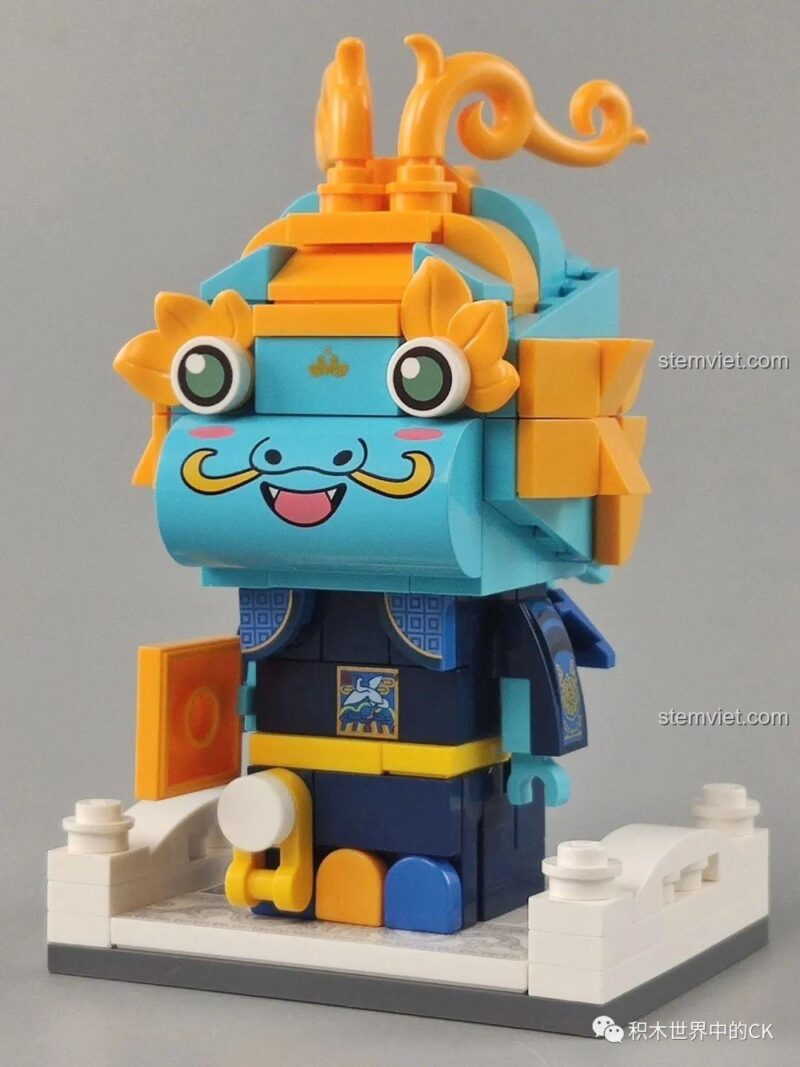 Mô hình Trâu Phong Thủy 10132 và các mô hình 12 con giáp khác từ Keeppley, thiết kế BrickHeadz độc đáo, cho bé trai, bé gái 6 tuổi.