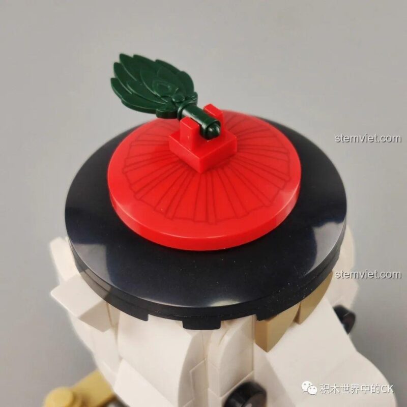 Chi tiết phụ kiện của Mô hình Con Rắn Hoàng Gia Keeppley K10136, một phần của bộ 12 con giáp, thiết kế BrickHeadz độc đáo, cho bé trai, bé gái 6 tuổi.