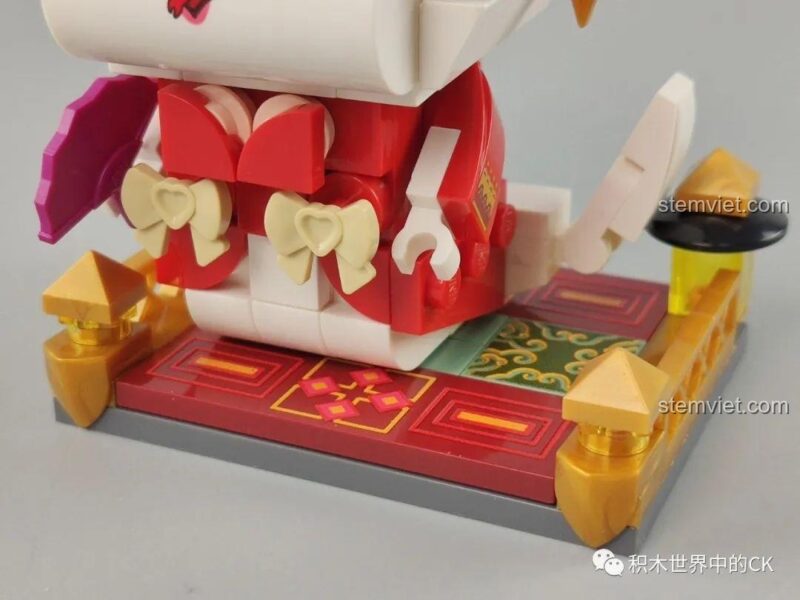 Chi tiết mặt mô hình Tỵ Xà Vũ Nữ Keeppley K10136, bộ xếp hình chất lượng cao