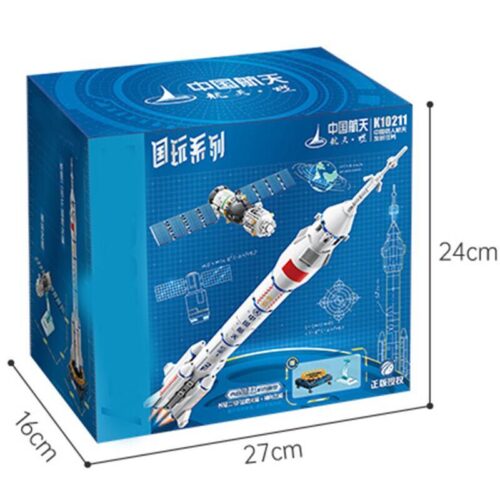 Bộ lắp ghép Mô hình Tên lửa Trường Chinh 2F Keeppley K10211, đồ chơi mô hình Tàu vũ trụ Thần Châu cho con trai 8 tuổi, giá tốt.