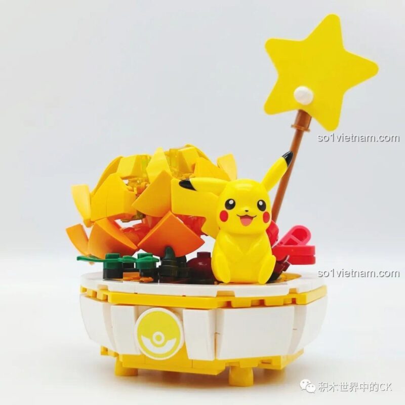Chi tiết mô hình Pokemon Bulbasaur đã lắp ráp