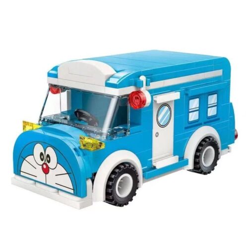 Bộ đồ chơi lắp ráp Keeppley K20407 Xe Buýt Doraemon màu xanh dương trắng, mô hình xe buýt mèo máy Doraemon cho bé trai 6 tuổi, đồ chơi giá tốt.