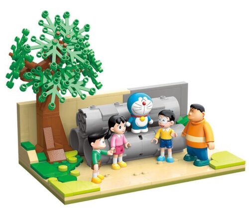 Bộ đồ chơi Sân chơi xi măng Doraemon Keeppley K20409 với 5 nhân vật chính, tái hiện cảnh kinh điển, phù hợp bé trai, bé gái 6 tuổi, giá tốt.