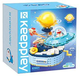Hộp bộ đồ chơi Keeppley K20421 Doraemon: Hành Trình Thám Hiểm Vũ Trụ, mô hình phi thuyền Doraemon giá tốt cho bé 6 tuổi