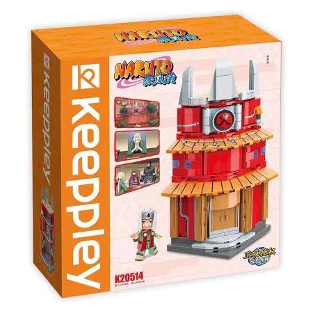 Hộp bộ đồ chơi Keeppley K20514 Làng Lá Tòa nhà Hokage