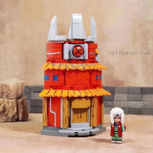 Mô hình Keeppley K20514 Làng Lá Tòa nhà Hokage đã lắp ráp