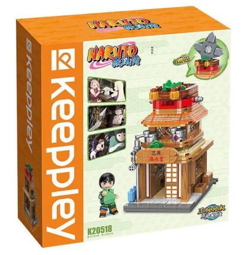 Hộp sản phẩm Keeppley K20518 Naruto: Shippuden - Cửa hàng Dụng cụ Ninja Làng Lá
