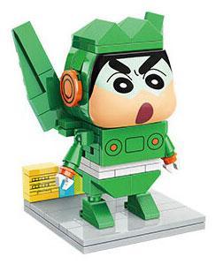 Bộ lắp ghép Shin-chan Cosplay Robot Gundam Keeppley K20609 màu xanh lá, đồ chơi mô hình cho bé trai 6 tuổi, giá tốt.
