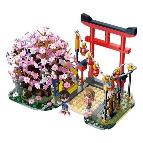 Bộ lắp ghép Thám tử lừng danh Conan: Ngắm hoa anh đào mùa xuân Keeppley K20707, mô hình chi tiết, màu sắc tươi sáng, phù hợp bé trai, bé gái 8 tuổi, giá tốt.