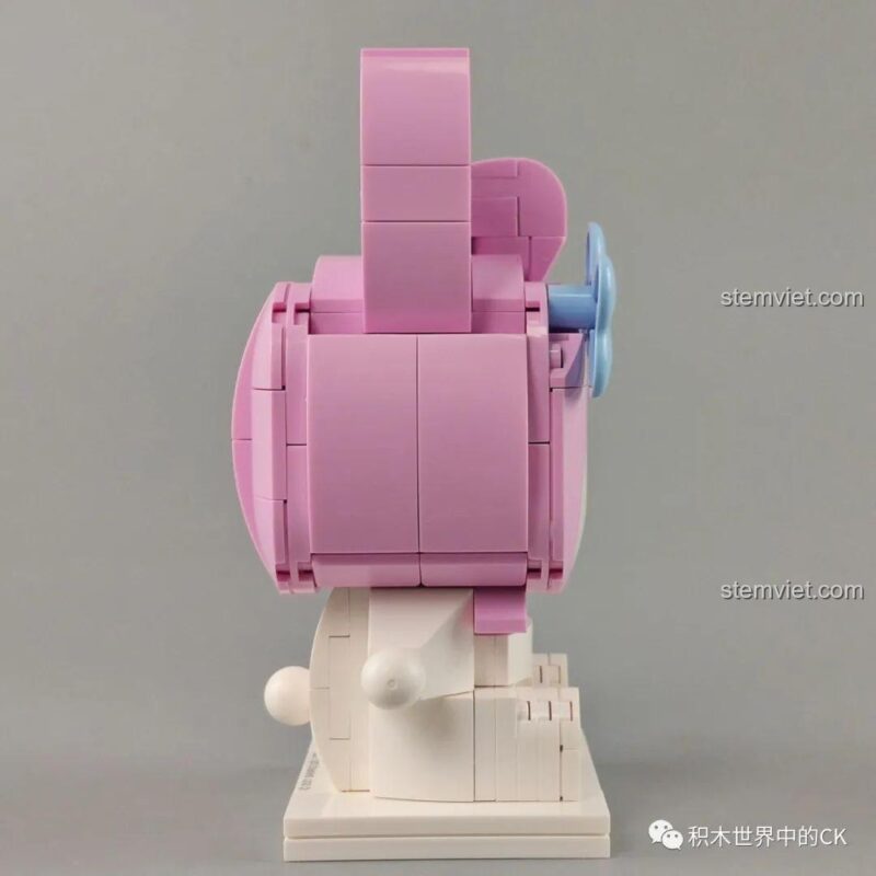 Hình ảnh thực tế đồ chơi xếp hình Thỏ My Melody K20802 sau khi lắp.
