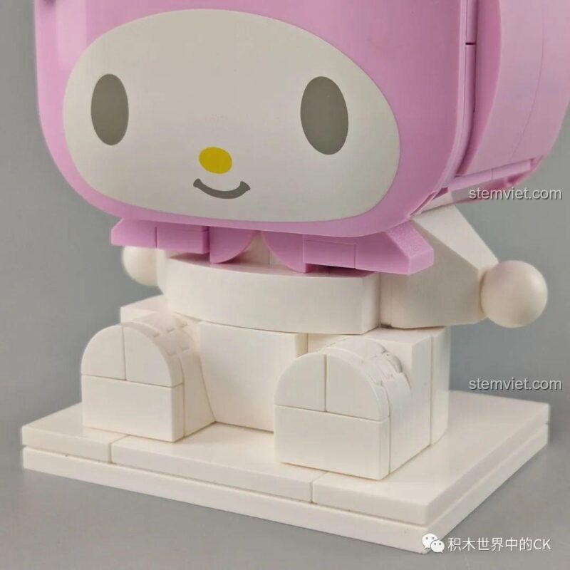 Hình ảnh thực tế đồ chơi xếp hình Thỏ My Melody K20802 sau khi lắp.