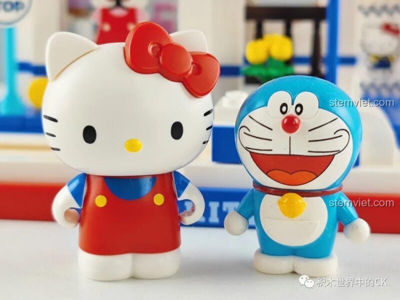 Hướng dẫn lắp ráp figure Hello Kitty K20807, chi tiết rõ ràng, giúp bé gái dễ dàng thực hiện.