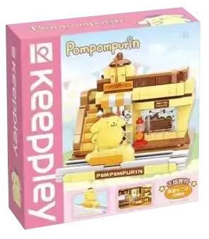 Hộp bộ đồ chơi Cửa hàng bánh Pudding Pompompurin Keeppley K20810 màu hồng dễ thương, phù hợp bé gái 6 tuổi, giá tốt.