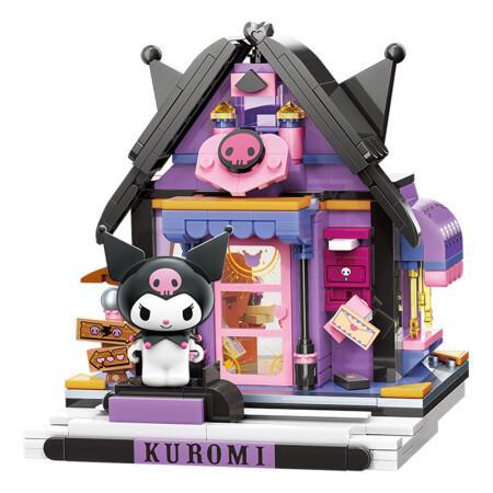 Bộ đồ chơi Keeppley K20812 Ngôi Nhà Đêm Sao Kỳ Ảo của Kuromi, đồ chơi mô hình nhà Kuromi cho bé gái 6 tuổi, giá tốt