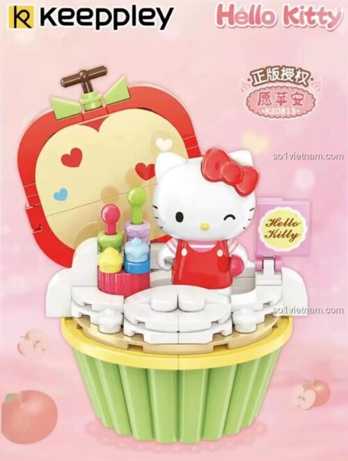 Hộp sản phẩm Hello Kitty 愿苹安 Keeppley K20813