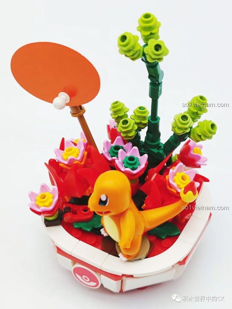 Các nhân vật Pokemon trong bộ sưu tập chậu cây