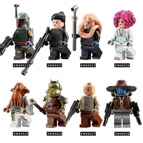 Bộ 8 Minifigure Star Wars KM66022, Nhân vật phim ảnh, 6 tuổi, Con trai, Phiên bản thu nhỏ