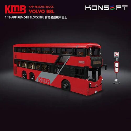 bộ lắp ghép Xe Buýt Hai Tầng Volvo B8L Konsopt KB800, đồ chơi mô hình cho con trai 14 tuổi, giá tốt