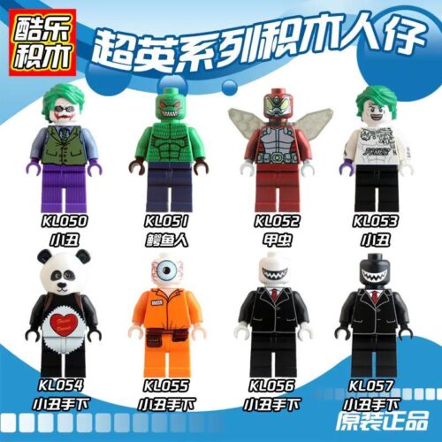 Bộ đồ chơi Bộ 8 Minifigures Siêu Anh Hùng Koolle KL9008 giá tốt cho bé trai 6 tuổi, tương thích LEGO®.
