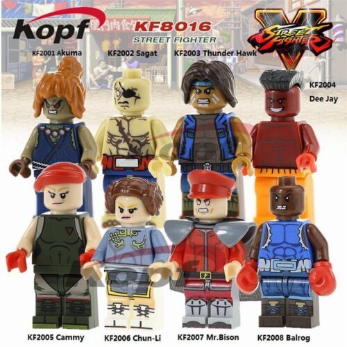 Mô hình đồ chơi Minifigure Thunder Hawk KF2003 từ game Street Fighter, hàng Kopf giá rẻ cho bé trai 6 tuổi.