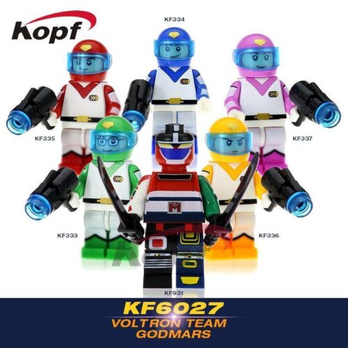 Bộ minifigure Chiến Thần Kim Cương Voltron Team Godmars Kopf KF6027 chất lượng cao, tương thích LEGO®, phù hợp bé trai 0 tuổi, giá tốt.