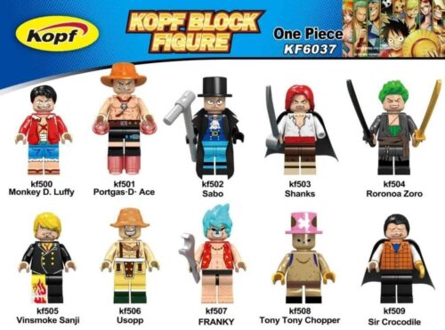 Bộ đồ chơi Kopf KF6037 Bộ 10 Minifigure One Piece chất lượng cao cho bé trai 6 tuổi, giá tốt