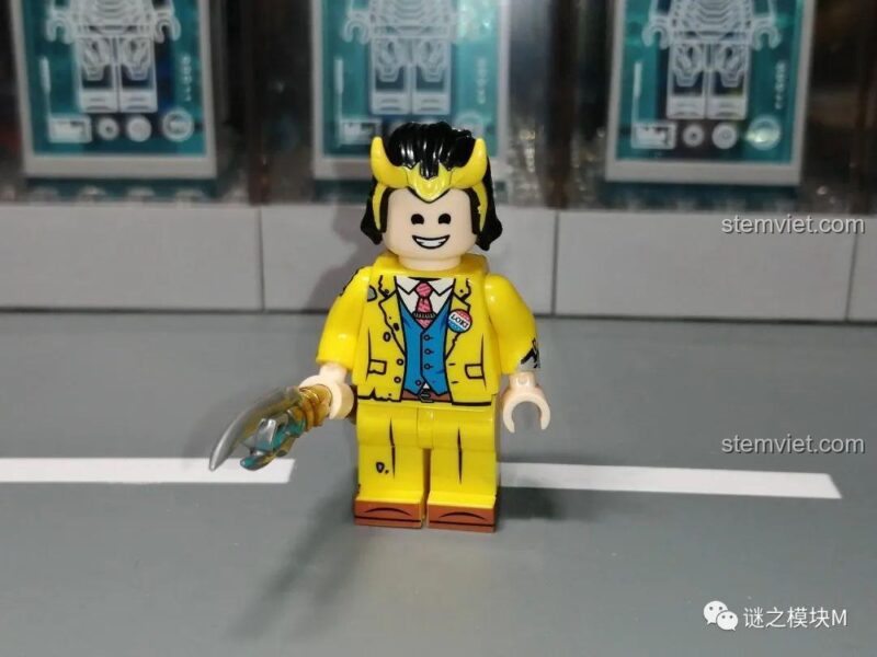 Minifigure Loki KF1553 Kopf KF6141 với biểu cảm khuôn mặt đa dạng