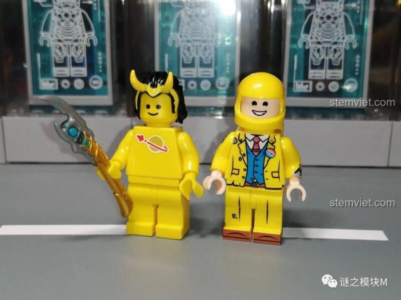 Minifigure Loki KF1555 Kopf KF6141 thể hiện sự sáng tạo