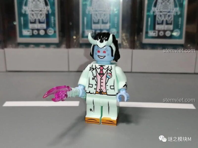Minifigure Loki KF1555 Kopf KF6141 với chi tiết lưng độc đáo