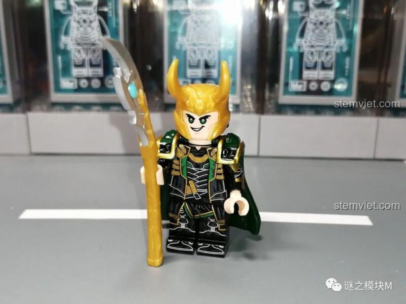 Minifigure Loki KF1552 Kopf KF6141 phiên bản băng giá