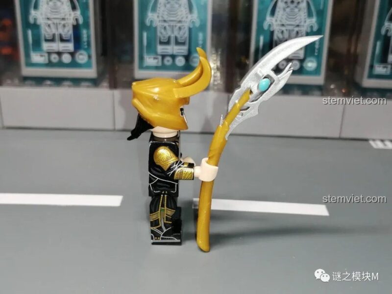 Minifigure Loki KF1552 Kopf KF6141 với giáp vai độc đáo