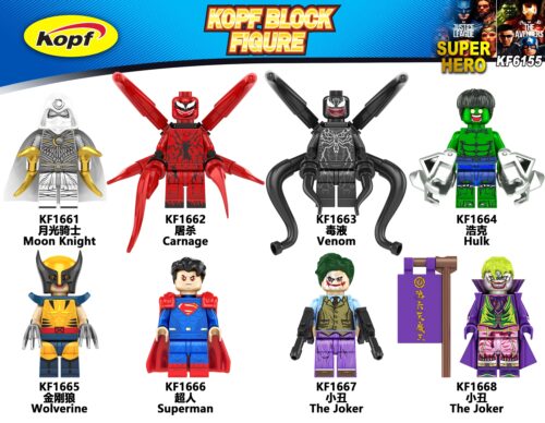 Bộ đồ chơi Minifigure Siêu Anh Hùng Kopf KF6155, đồ chơi lắp ráp nhân vật Marvel DC, phù hợp bé trai 6 tuổi, giá tốt.