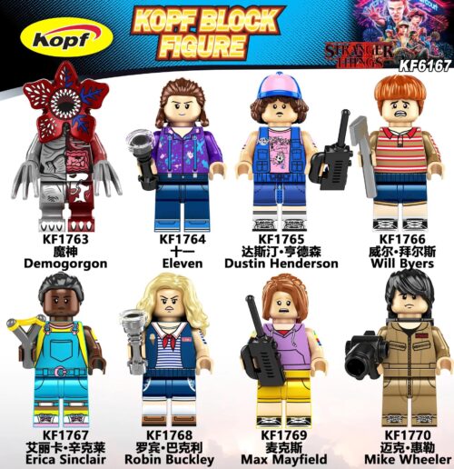 Bộ 8 nhân vật Stranger Things Kopf KF6167